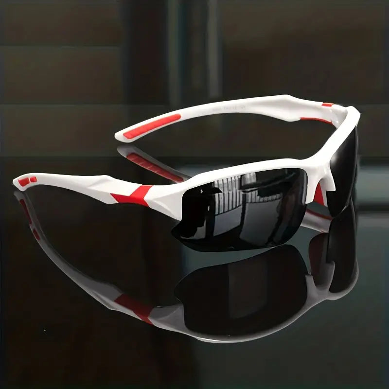 Polarised Sports Sunglasses - AdventureVision-Black-White-State of Style
