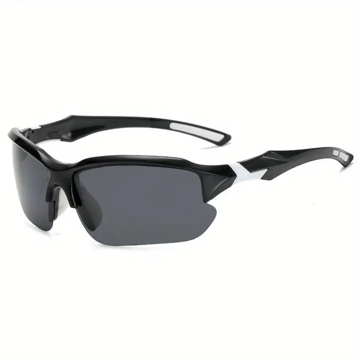 Polarised Sports Sunglasses - AdventureVision-Black-White-State of Style