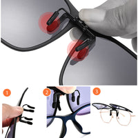 Polarising sunglasses clip for glasses wearers – buy 1, get 1 free – Felix-Blue-State of Style