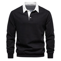 Polo Pullover for Men - Hudson-Black-S-State of Style