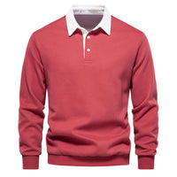 Polo Pullover for Men - Hudson-Red-S-State of Style