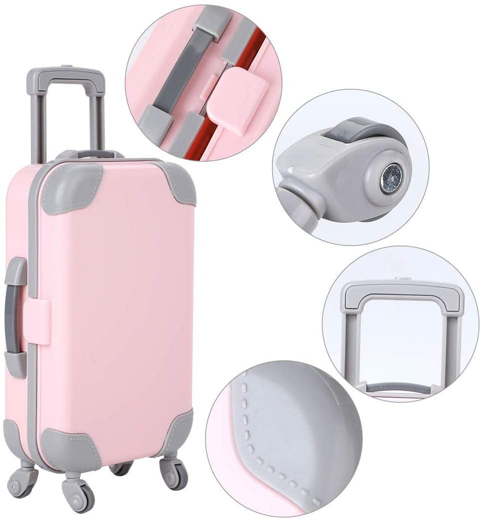 Lightweight Doll Travel Suitcase – Durable 13.5 cm Accessory