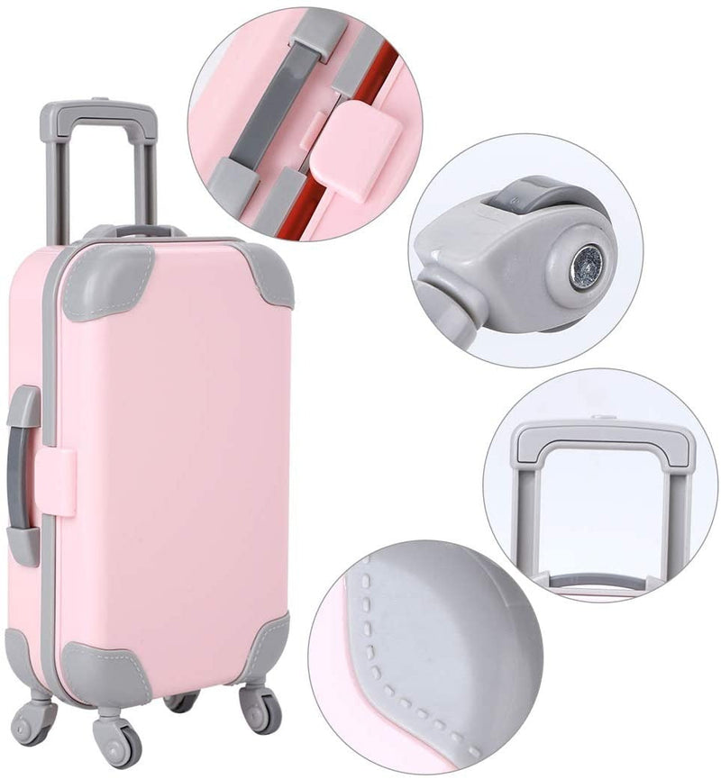 Lightweight Doll Travel Suitcase – Durable 13.5 cm Accessory