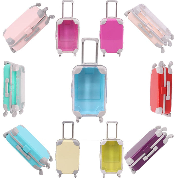 Lightweight Doll Travel Suitcase – Durable 13.5 cm Accessory