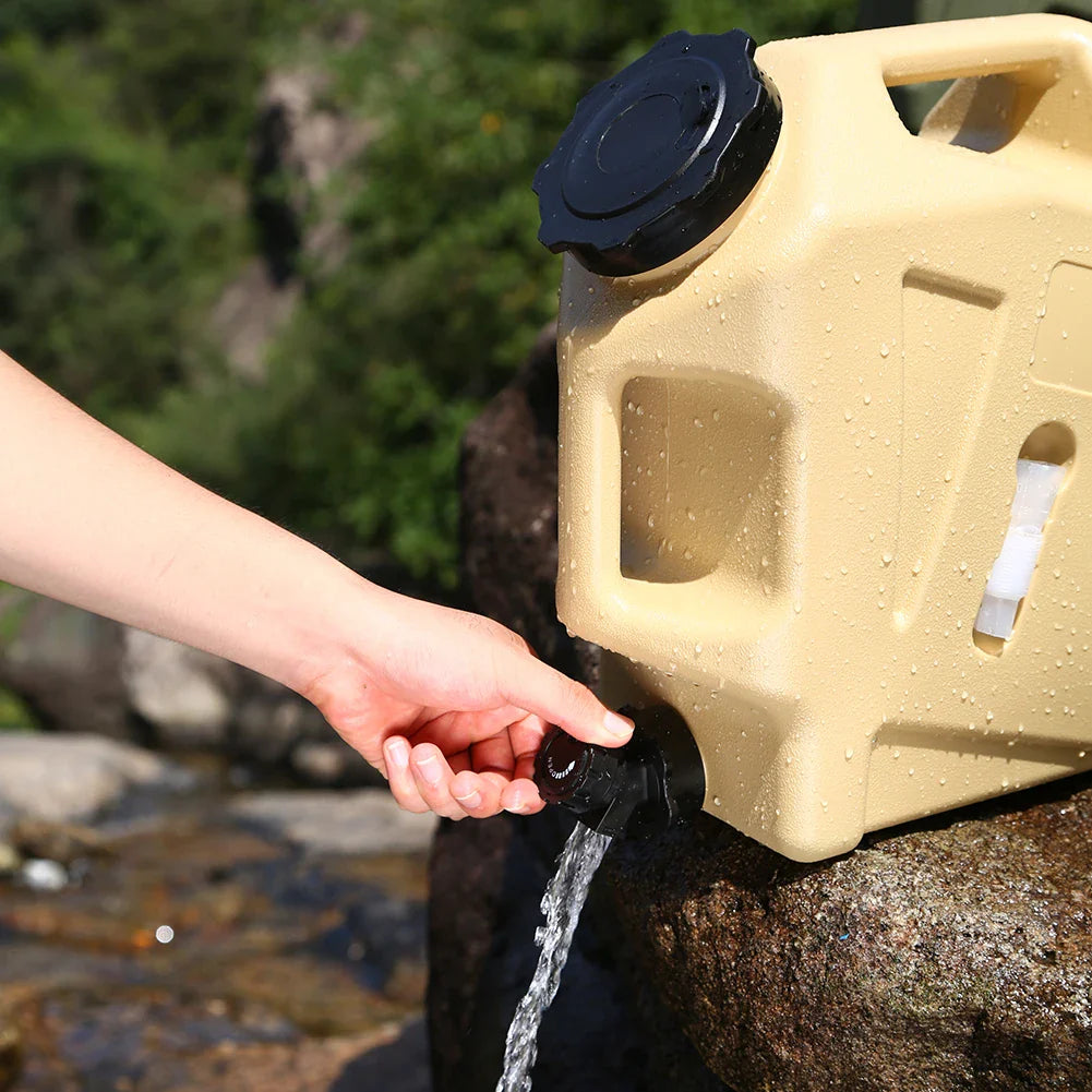 Portable 12L Water Container - AquaTrek-Khaki-State of Style