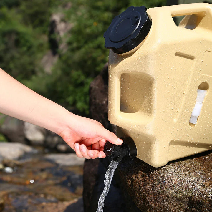Portable 12L Water Container - AquaTrek-Khaki-State of Style