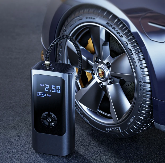 Portable Air Compressor with Dual Power – VoltAir-State of Style