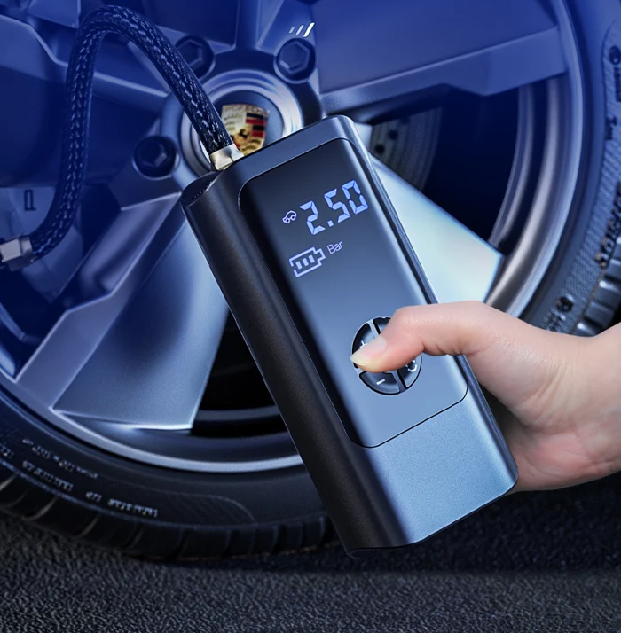 Portable Air Compressor with Dual Power – VoltAir-State of Style