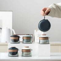 Portable and Stylish Tea Set - SipMate-Black-State of Style