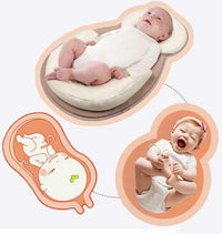 Ergonomic portable baby bed with head support to prevent flattening of the head – Sleep Cocoon
