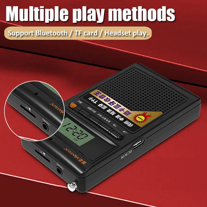 Portable Bluetooth Radio and MP3 Player - SoundPocket Mini-Grey-State of Style