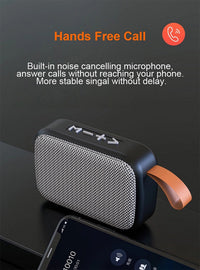 PORTABLE BLUETOOTH SPEAKER - 3D STEREO MUSIC PLAYER WITH HIFI SOUND-Black-State of Style