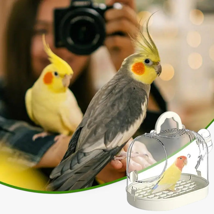 Portable Breathable Travel Cage for Small Pets – Elvi-Green-State of Style