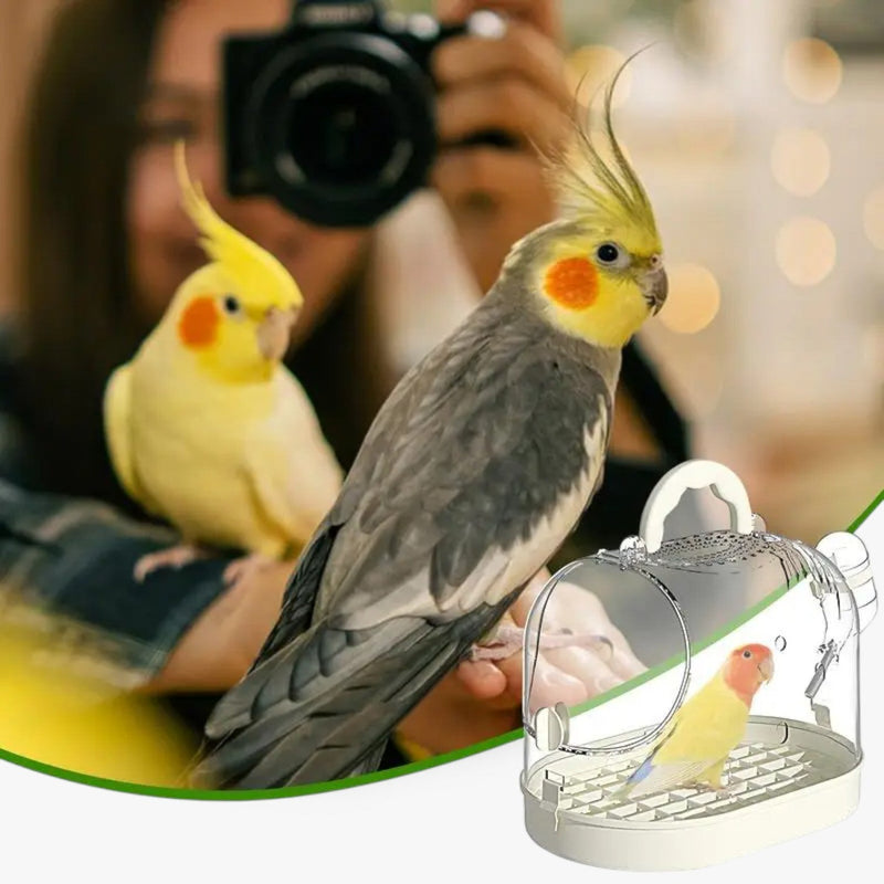 Portable Breathable Travel Cage for Small Pets – Elvi-Green-State of Style