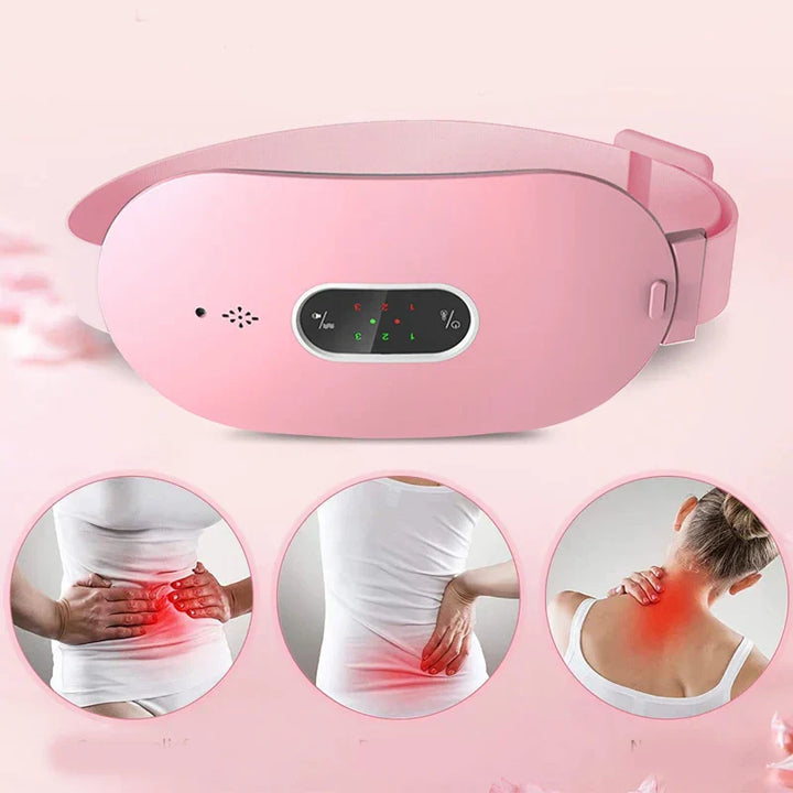 Portable Electric Massage and Heating Cushion - Womon-Pink-State of Style