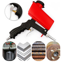 Portable handheld pneumatic sandblasting gun-Aluminium alloy sand blasting gun-State of Style