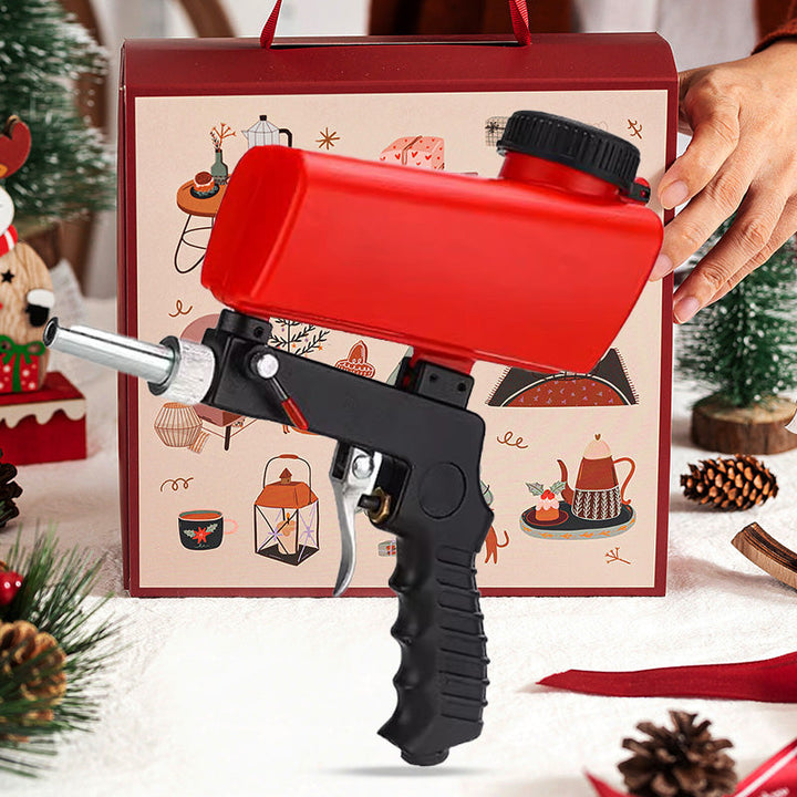 Portable handheld pneumatic sandblasting gun-Aluminium alloy sand blasting gun-State of Style
