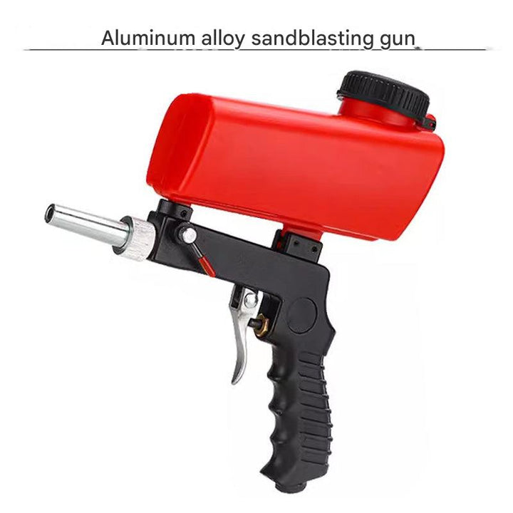 Portable handheld pneumatic sandblasting gun-Aluminium alloy sand blasting gun-State of Style