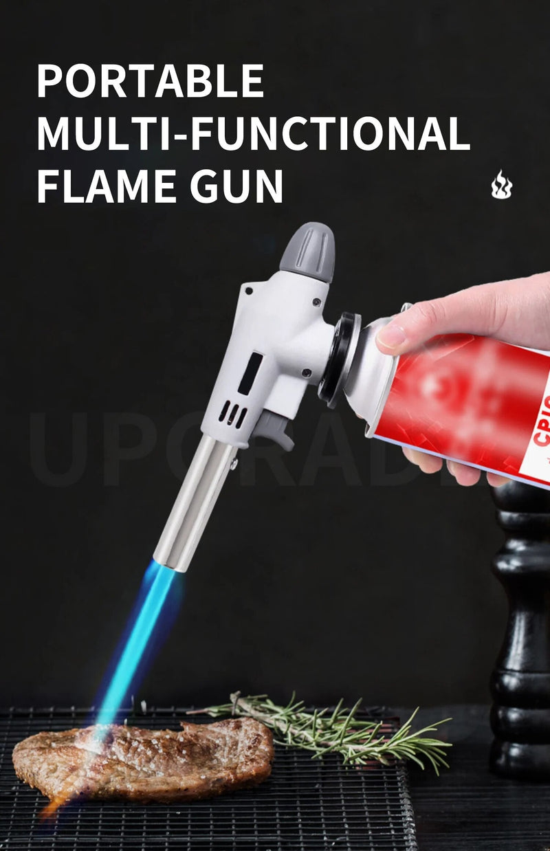 PORTABLE METAL BUTANE GAS STOVE – BBQ, CAMPING AND COOKING FLAME GUN-State of Style
