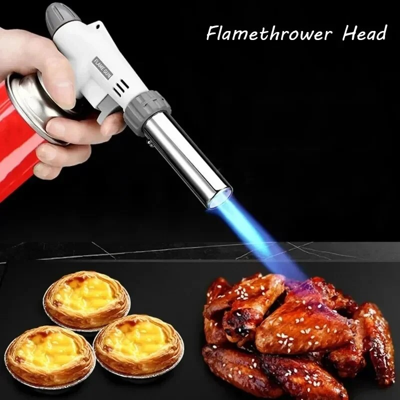 PORTABLE METAL BUTANE GAS STOVE – BBQ, CAMPING AND COOKING FLAME GUN-State of Style