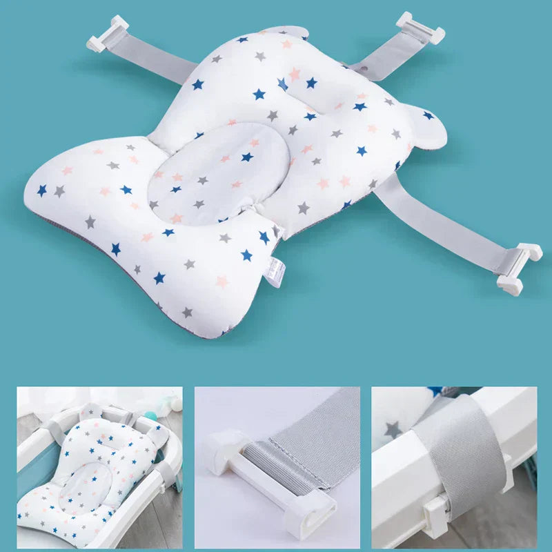 Portable Non-Slip Baby Bath Mat - SplashEase-White-State of Style