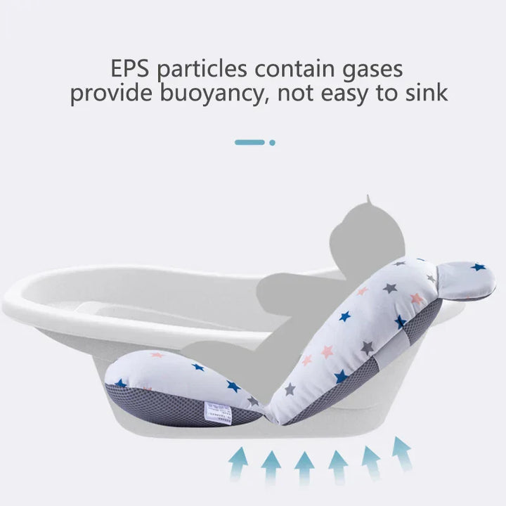 Portable Non-Slip Baby Bath Mat - SplashEase-White-State of Style