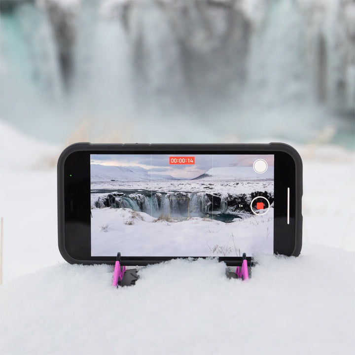 Portable Phone Stand for Perfect Photos - SnapFold-Black-State of Style