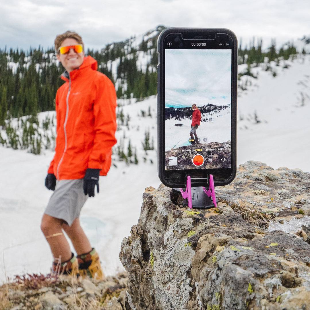 Portable Phone Stand for Perfect Photos - SnapFold-Black-State of Style