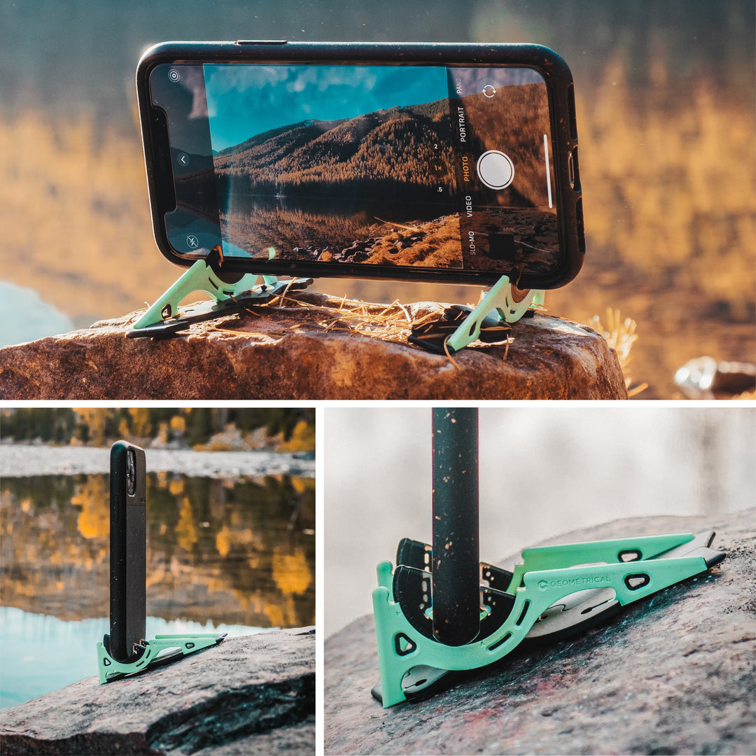 Portable Phone Stand for Perfect Photos - SnapFold-Black-State of Style