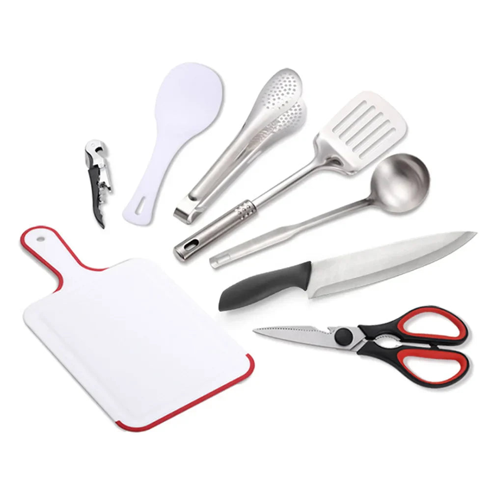 Portable Stainless Steel Outdoor Kitchen Set - CampMate-Dark Blue-State of Style
