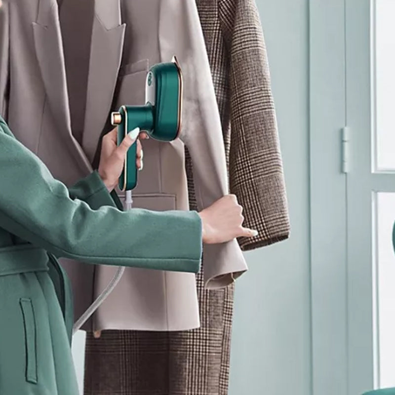 Portable Steam Iron - SteamEase-Green-State of Style