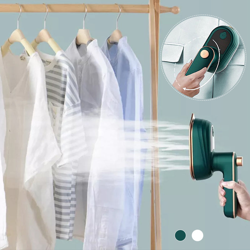 Portable Steam Iron - SteamEase-Green-State of Style