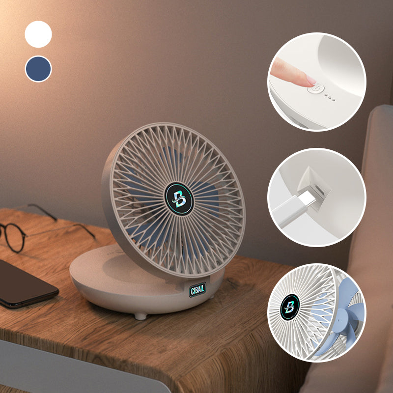 Portable Table Fan - AirFlowPro-White-Wireless-State of Style