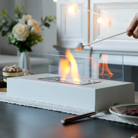 Portable Table Fireplace - LumaFlame-Black-State of Style