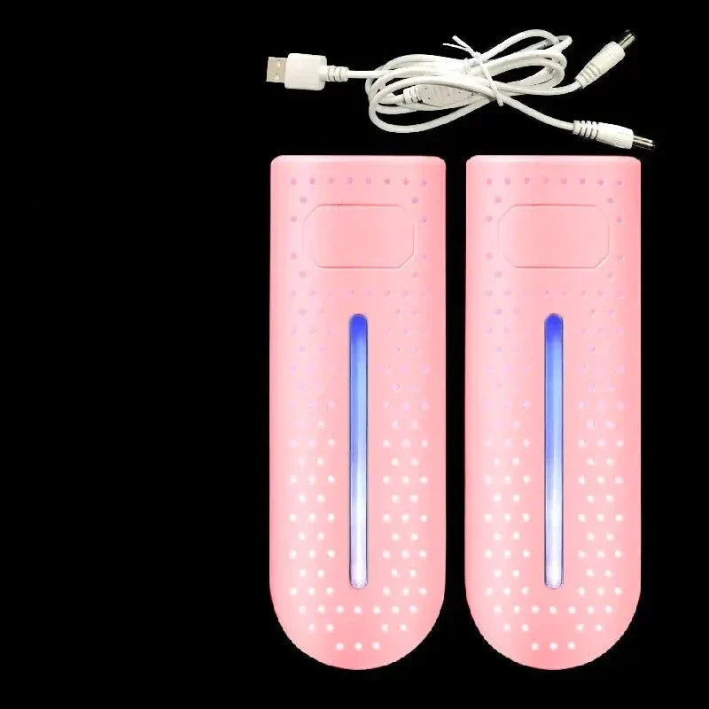 Portable UV Shoe Dryer and Steriliser - ShoeFresh Pro-Pink USB UV Lamp-State of Style