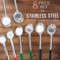 Portion Control Serving Spoons Set – 8-Piece Measuring Spoons-State of Style