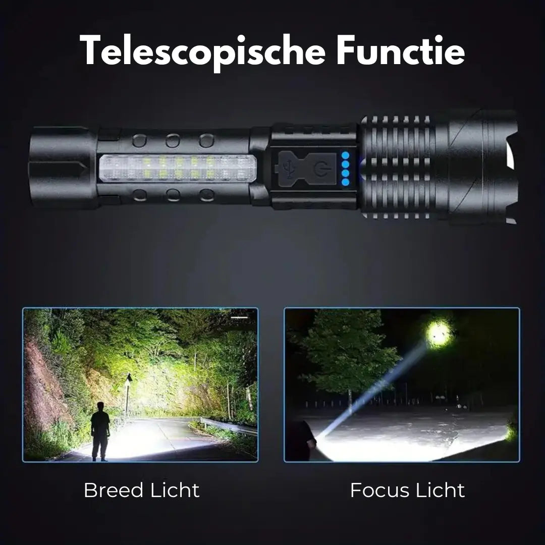 PowerBeam Military Torch with 5000 Lumens-State of Style