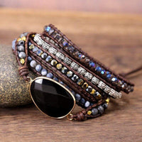 Powerful Onyx Wrap Bracelet - Isadora-State of Style