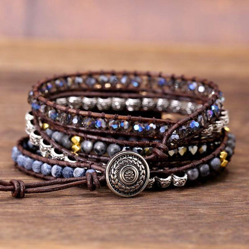 Powerful Onyx Wrap Bracelet - Isadora-State of Style