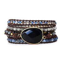 Powerful Onyx Wrap Bracelet - Isadora-State of Style