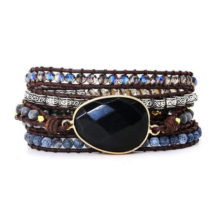 Powerful Onyx Wrap Bracelet - Isadora-State of Style