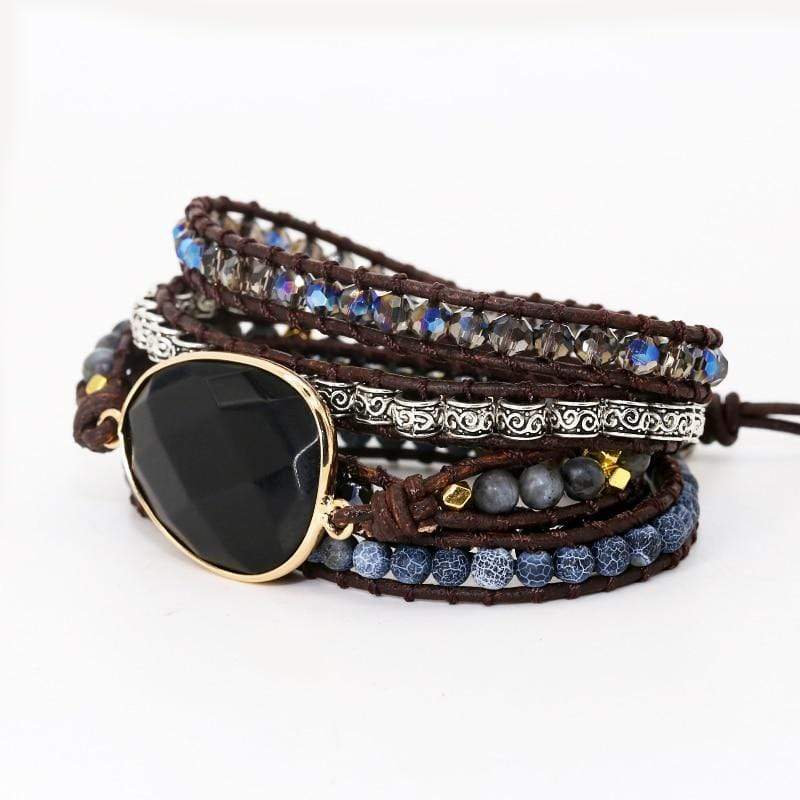 Powerful Onyx Wrap Bracelet - Isadora-State of Style