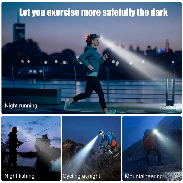 POWERFUL WATERPROOF LED HEADLAMP WITH ZOOM & RECHARGEABLE BATTERY FOR OUTDOOR ACTIVITIES-State of Style