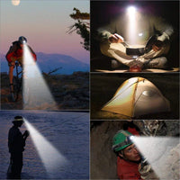 POWERFUL WATERPROOF LED HEADLAMP WITH ZOOM & RECHARGEABLE BATTERY FOR OUTDOOR ACTIVITIES-State of Style