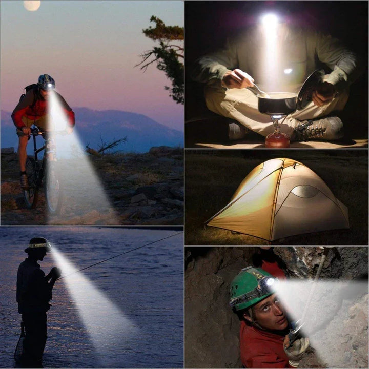 POWERFUL WATERPROOF LED HEADLAMP WITH ZOOM & RECHARGEABLE BATTERY FOR OUTDOOR ACTIVITIES-State of Style