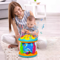 Light-show drum for babies – music & projection for sensory development