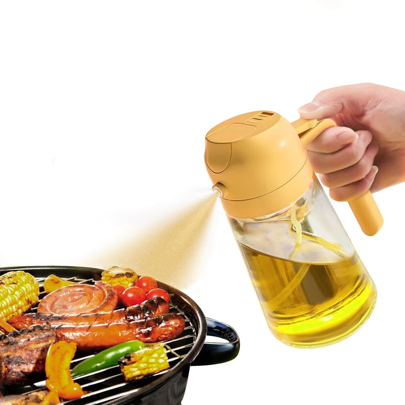 Premium 2-in-1 Olive Oil Spray - DualSpray-Orange-State of Style