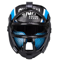 Premium Head Protection with Face Mask - FightGuard-Blue-S-State of Style