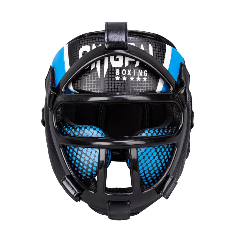 Premium Head Protection with Face Mask - FightGuard-Red-S-State of Style