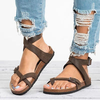 Premium Ladies Sandals - Selena-Brown-4.5-State of Style